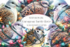 Christmas European Turtle Dove Clipart Bundle