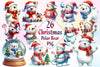 Christmas Polar Bear Clipart Bundle 6