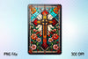 Stained Glass Cross Tarot Card Clipart Bundle 13