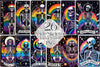 LGBTQ Pride Skeleton Tarot Card Clipart Bundle