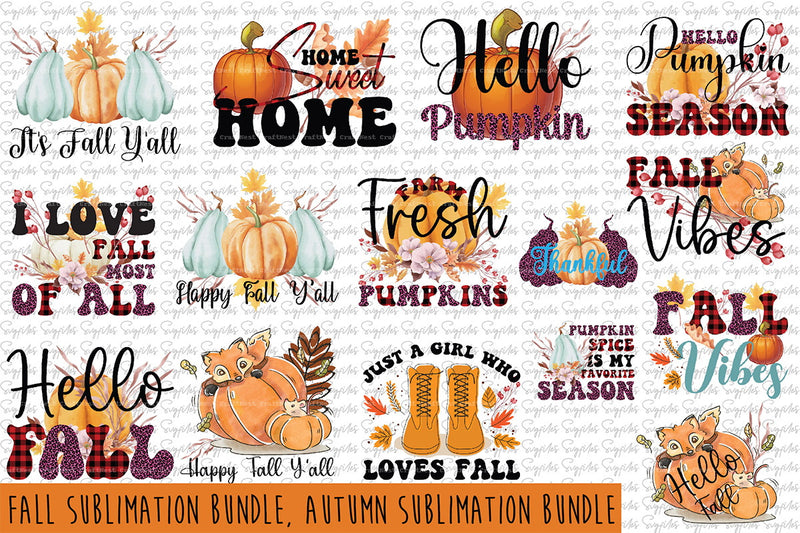 Autumn Clipart Bundle for Fall Designs 99 - CraftNest - Digital Crafting and Art