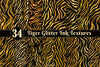 Tiger Glitter Ink Textures