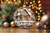 Christmas Santa House Ornament Clipart Bundle