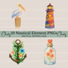Nautical 2 Clipart Bundle