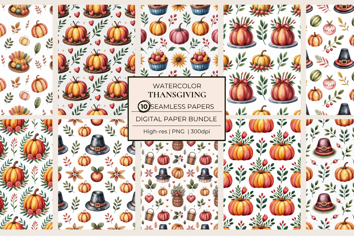 Thanksgiving Seamless Papers