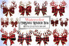 Christmas Reindeer Bow Clipart Bundle 4