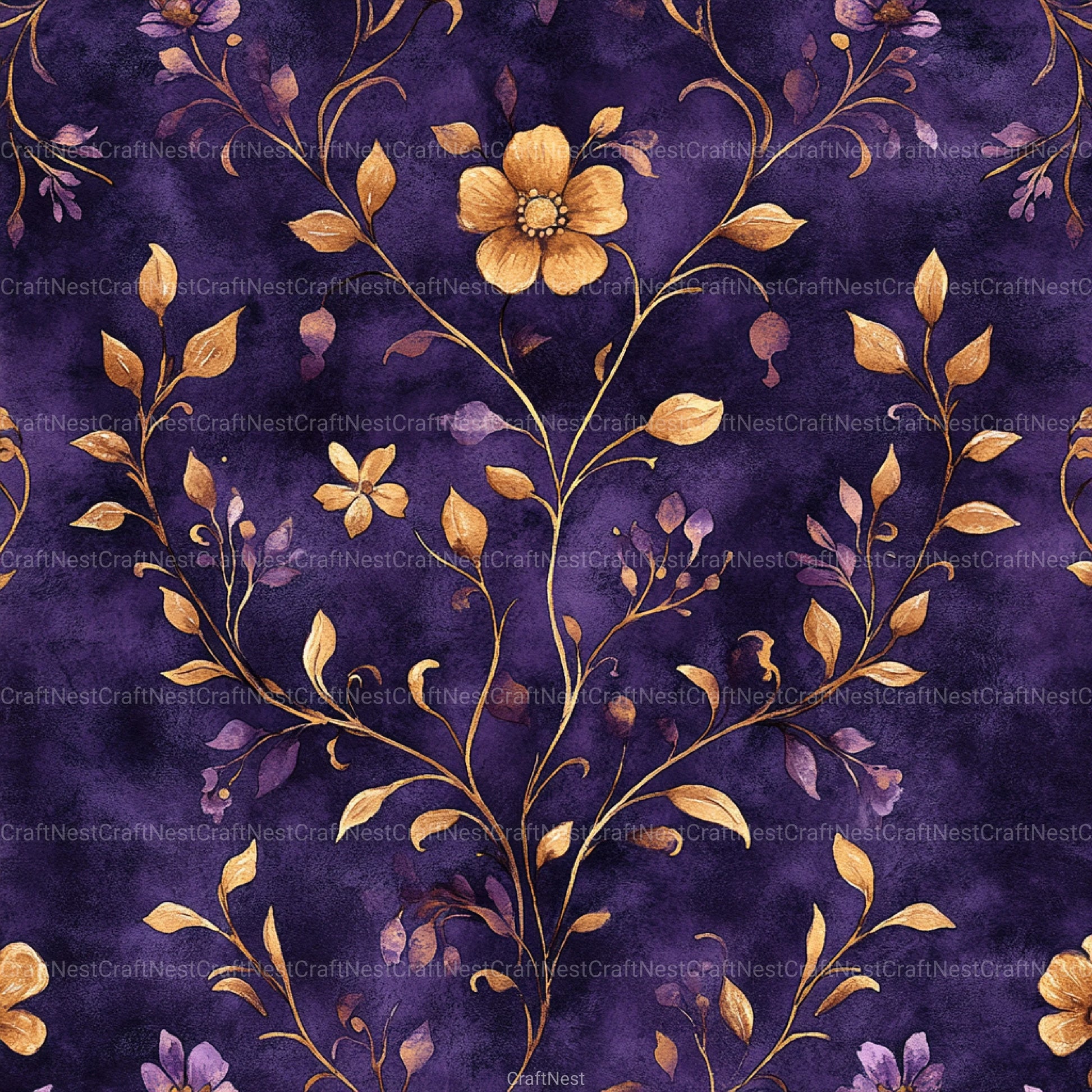 Luxury Purple Digital Paper - CraftNest - Digital Crafting and Art