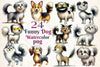 Funny Dog Cute Dog Clipart Bundle