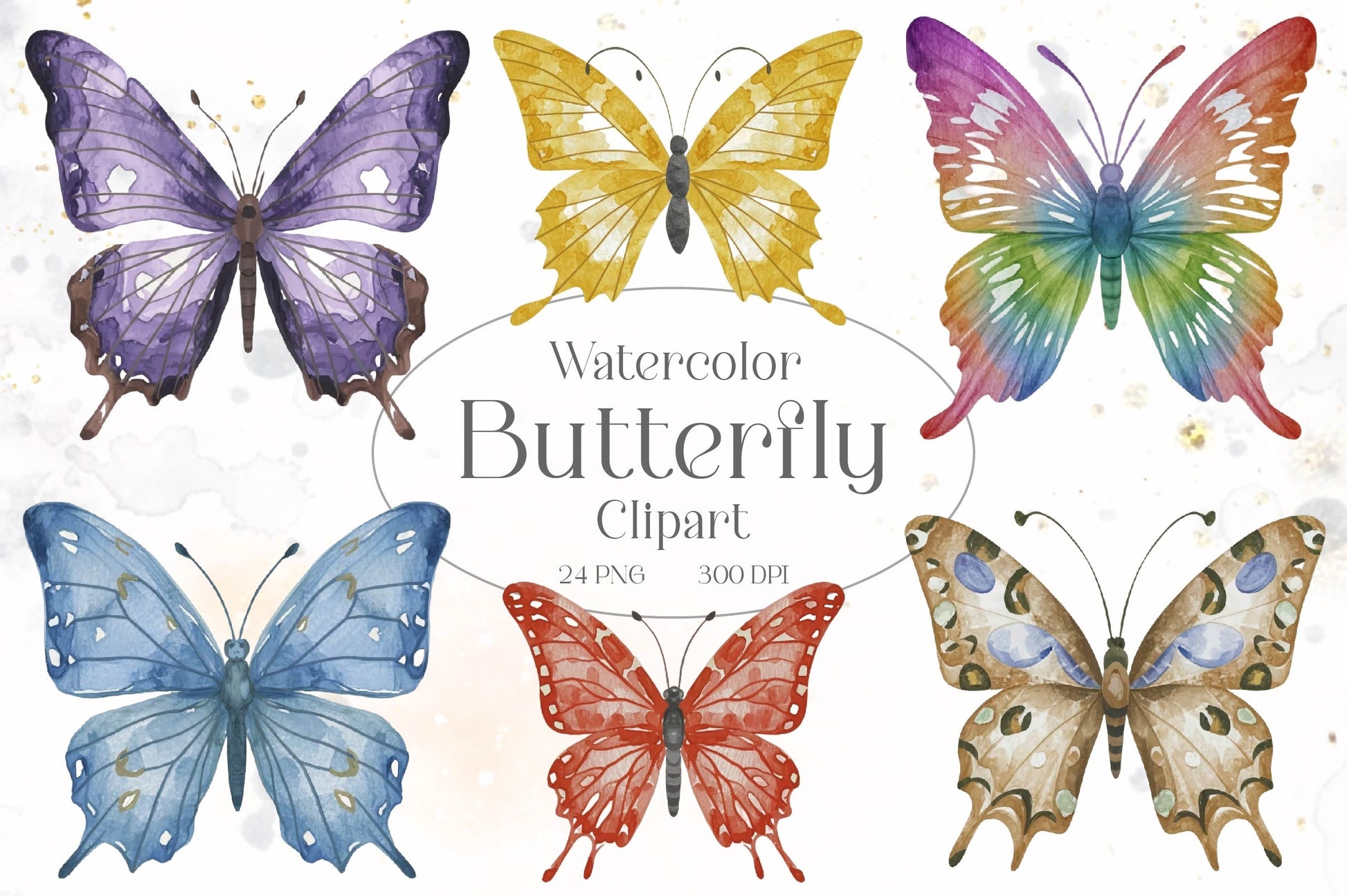 Butterfly Clipart Bundle 29 - CraftNest - Digital Crafting and Art