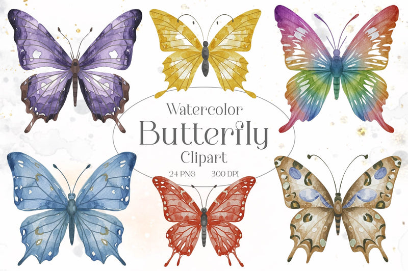 Butterfly Clipart Bundle 29 - CraftNest - Digital Crafting and Art