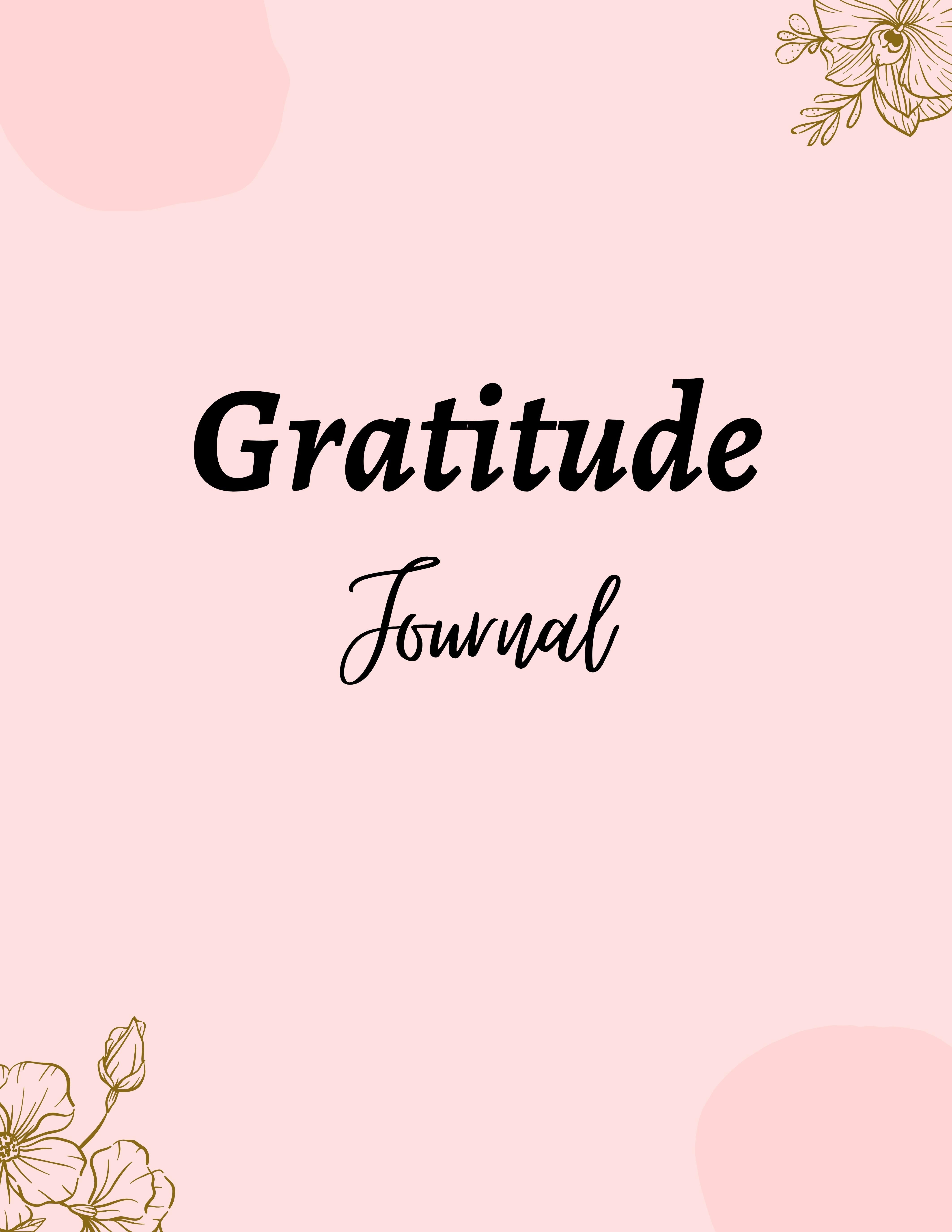 Gratitude Journal KDP Planner