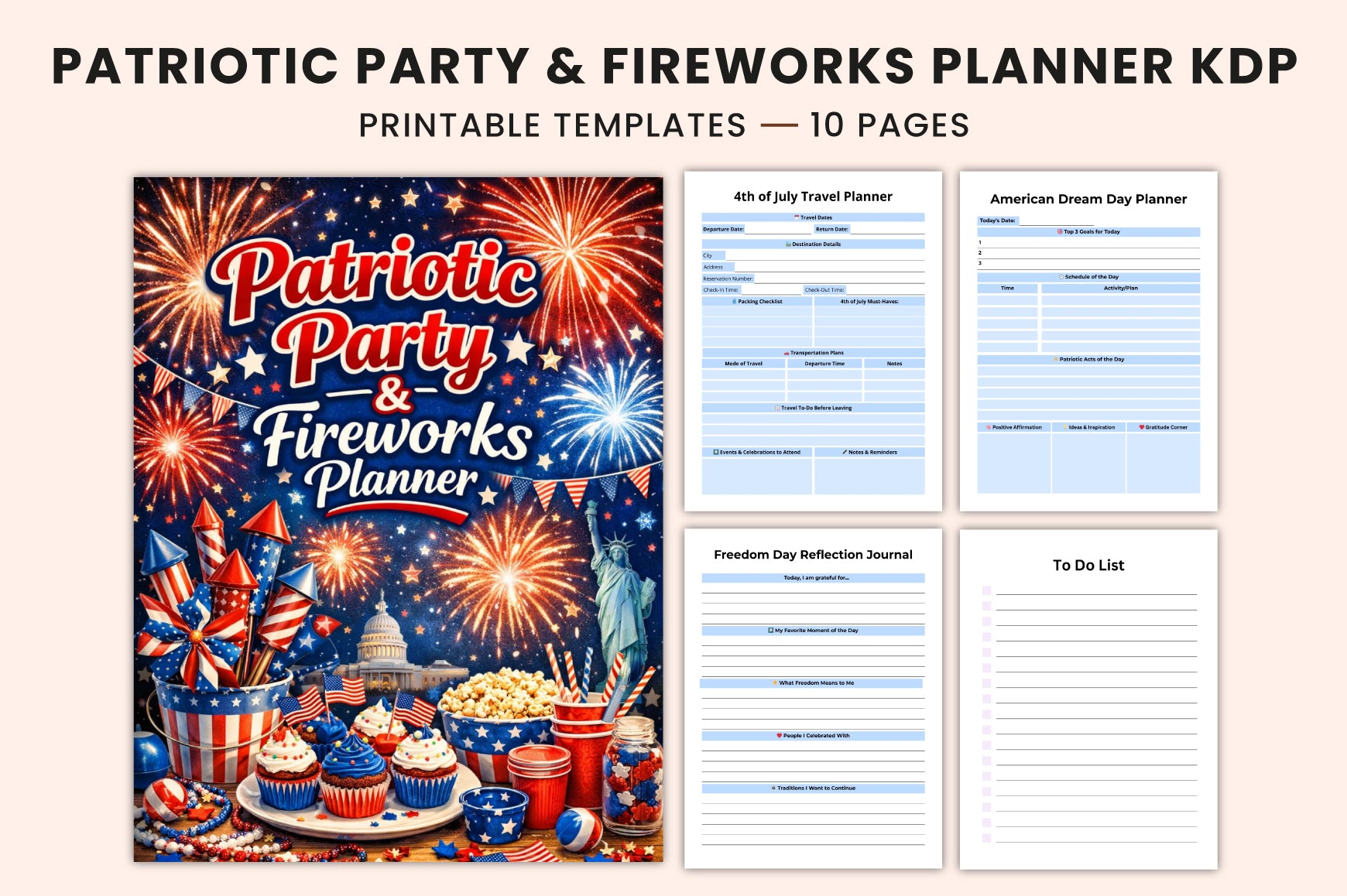 Patriotic Party Fireworks Planner
