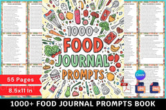Food Prompts Book for Creative Inspiration - CraftNest - Digital Crafting and Art