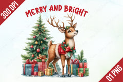 Merry & Bright Christmas Clipart Bundle - CraftNest - Digital Crafting and Art