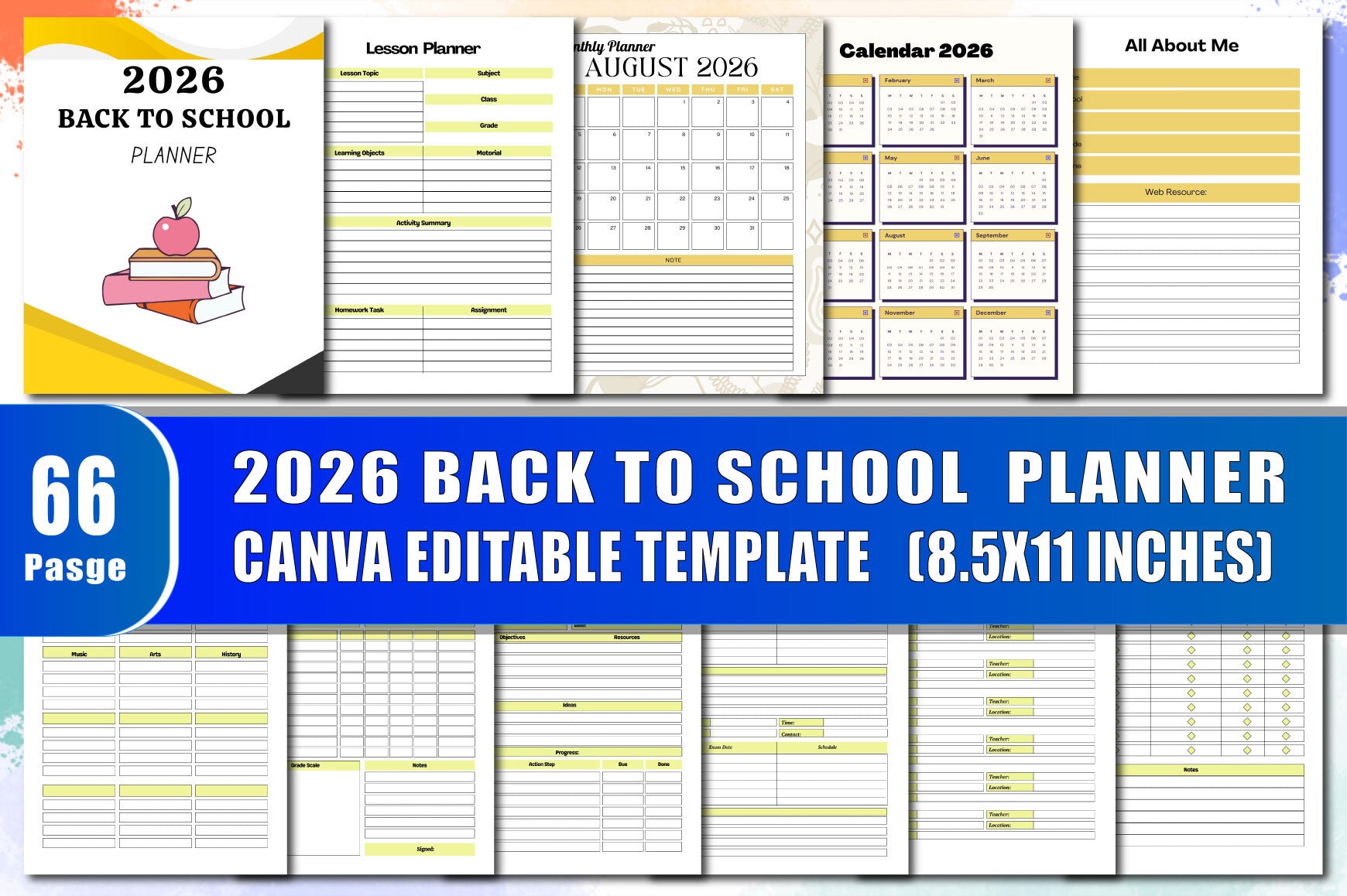 Back to School Planner