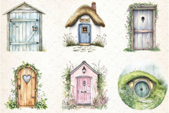 Door Clipart Bundle 3 - CraftNest - Digital Crafting and Art