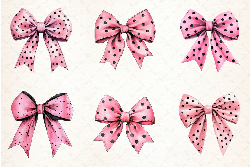 Halloween Coquette Bow Clipart Bundle 2 - CraftNest - Digital Crafting and Art