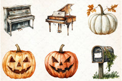 Neutral Halloween Clipart Bundle 6 - CraftNest - Digital Crafting and Art
