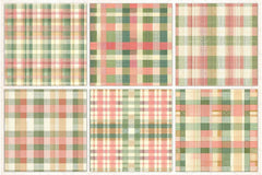 Green Pink Checkered Pattern Digital Paper - CraftNest - Digital Crafting and Art