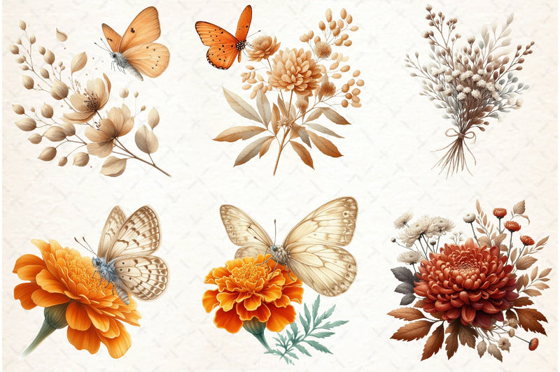 Autumn Clipart Bundle 10 - CraftNest - Digital Crafting and Art