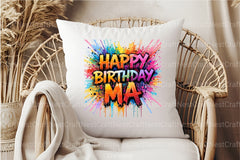 Happy Birthday Ma Clipart Bundle 4 - CraftNest - Digital Crafting and Art