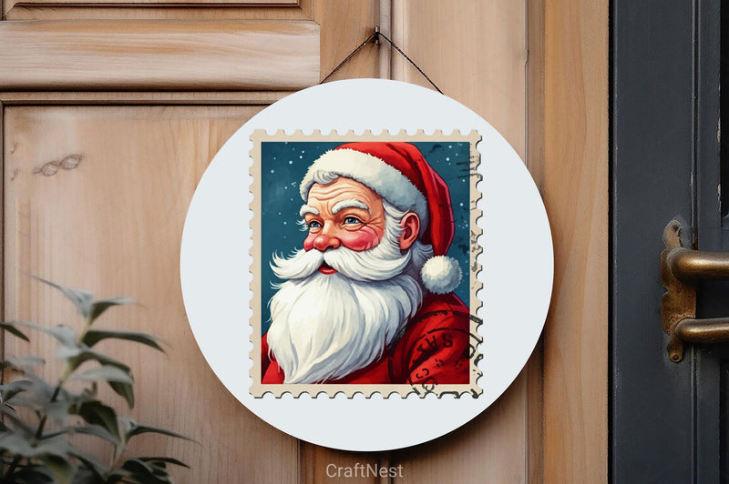 Santa Claus Stamp Clipart Bundle - CraftNest - Digital Crafting and Art