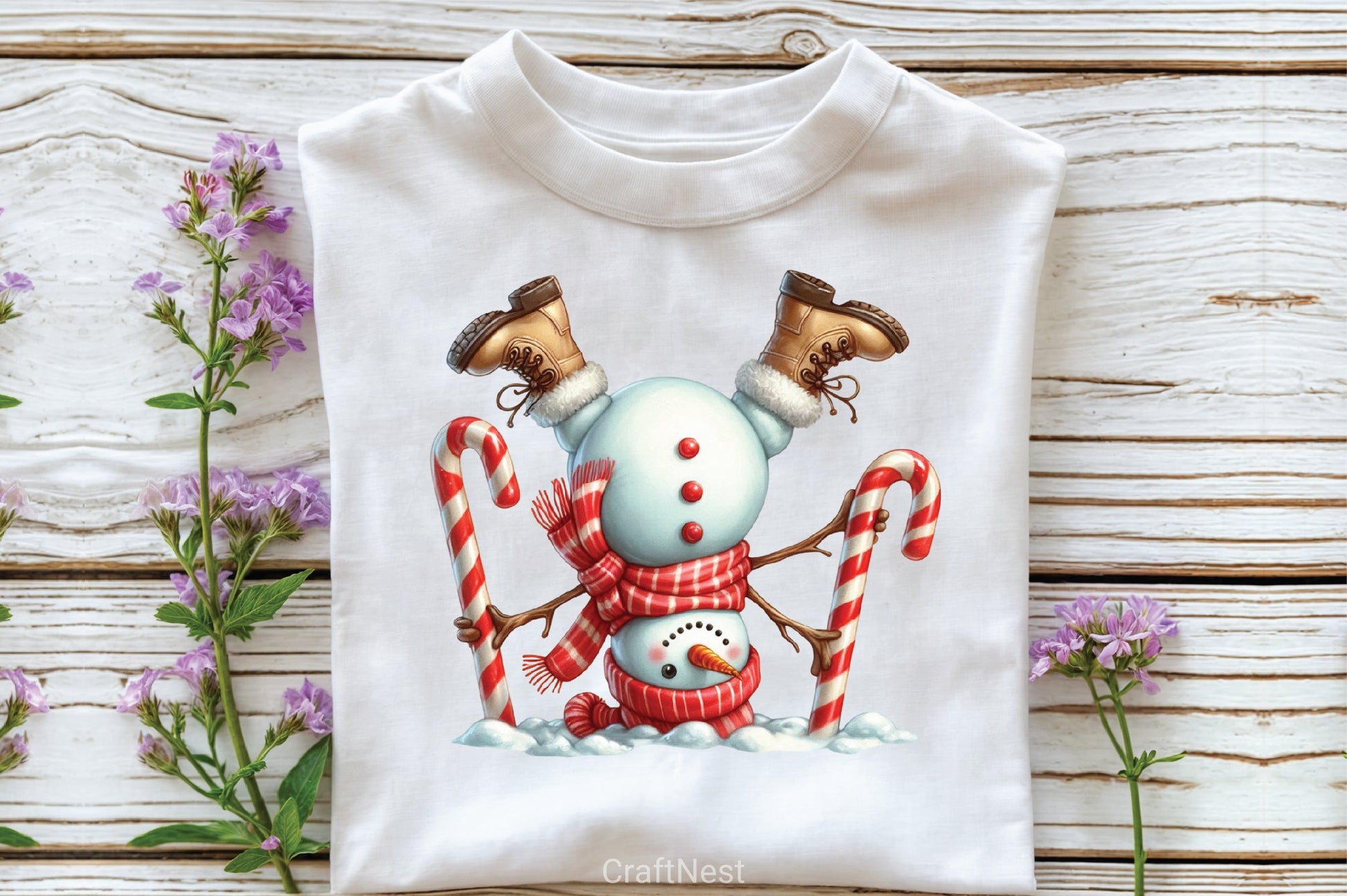 Funny Christmas Snowman Clipart Bundle 10 - CraftNest - Digital Crafting and Art