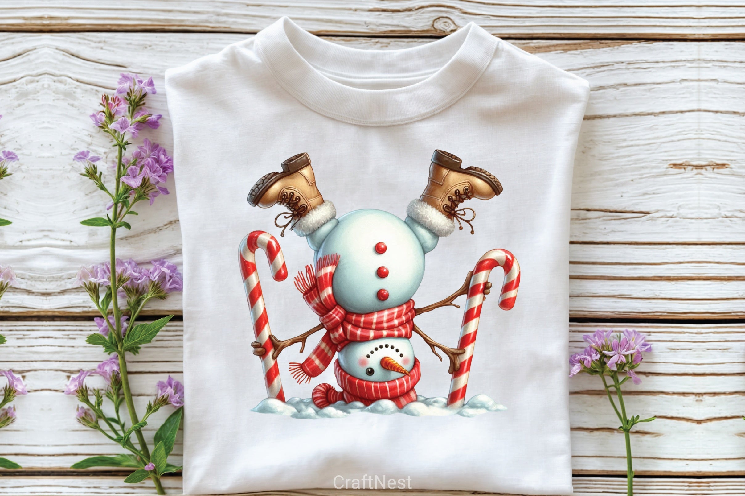 Funny Christmas Snowman Clipart Bundle 10 - CraftNest - Digital Crafting and Art