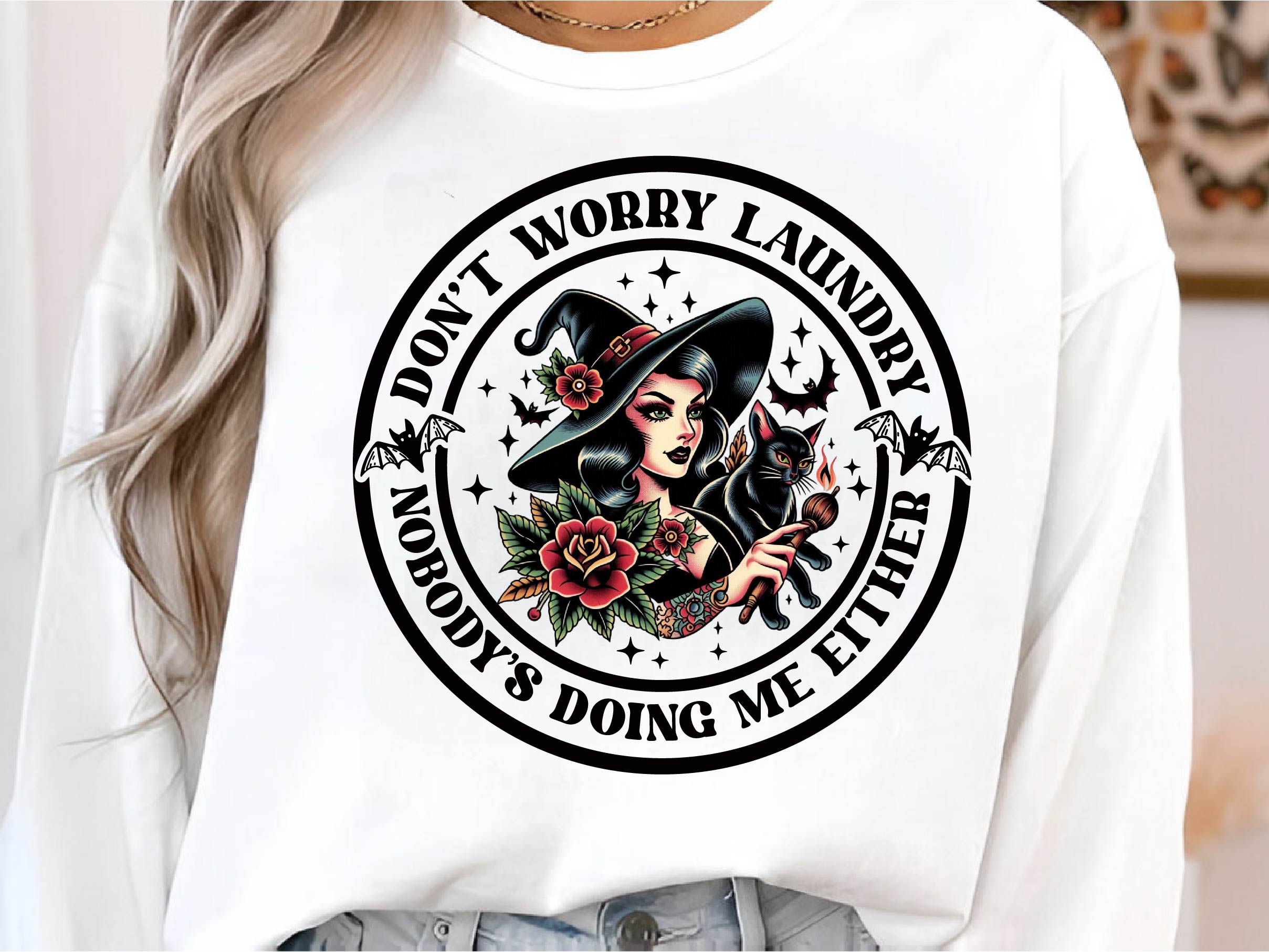 Dont Worry Laundry Vintage Halloween Clipart Bundle 1 - CraftNest - Digital Crafting and Art