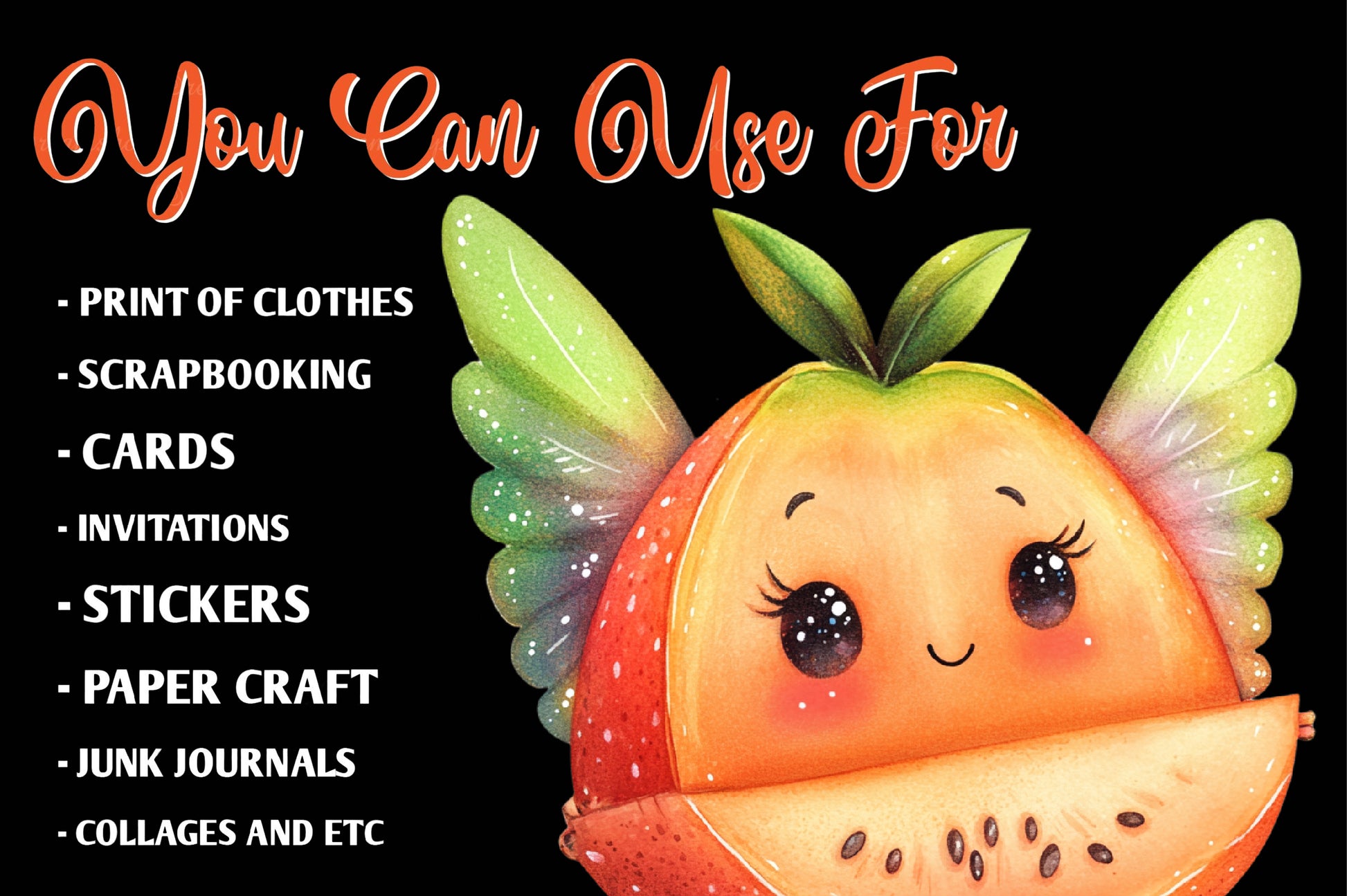 Papaya Fruit Papaya Clipart Bundle - CraftNest - Digital Crafting and Art