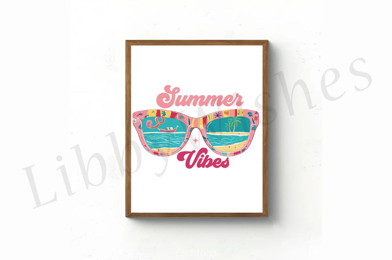 Summer Vibes Sunglasses Clipart Bundle 2 - CraftNest - Digital Crafting and Art