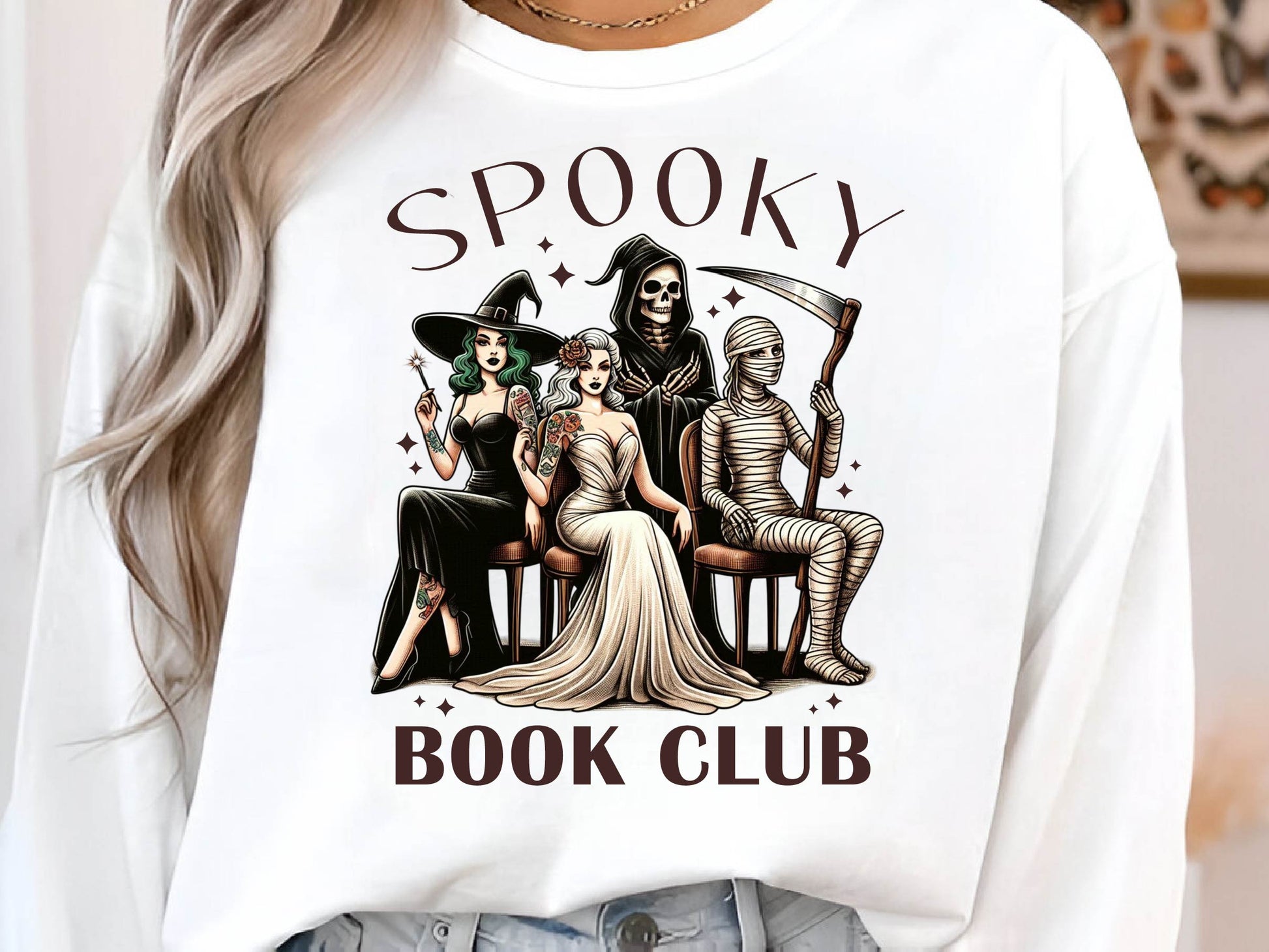 Spooky Book Club Bookish Halloween Clipart Bundle - CraftNest - Digital Crafting and Art