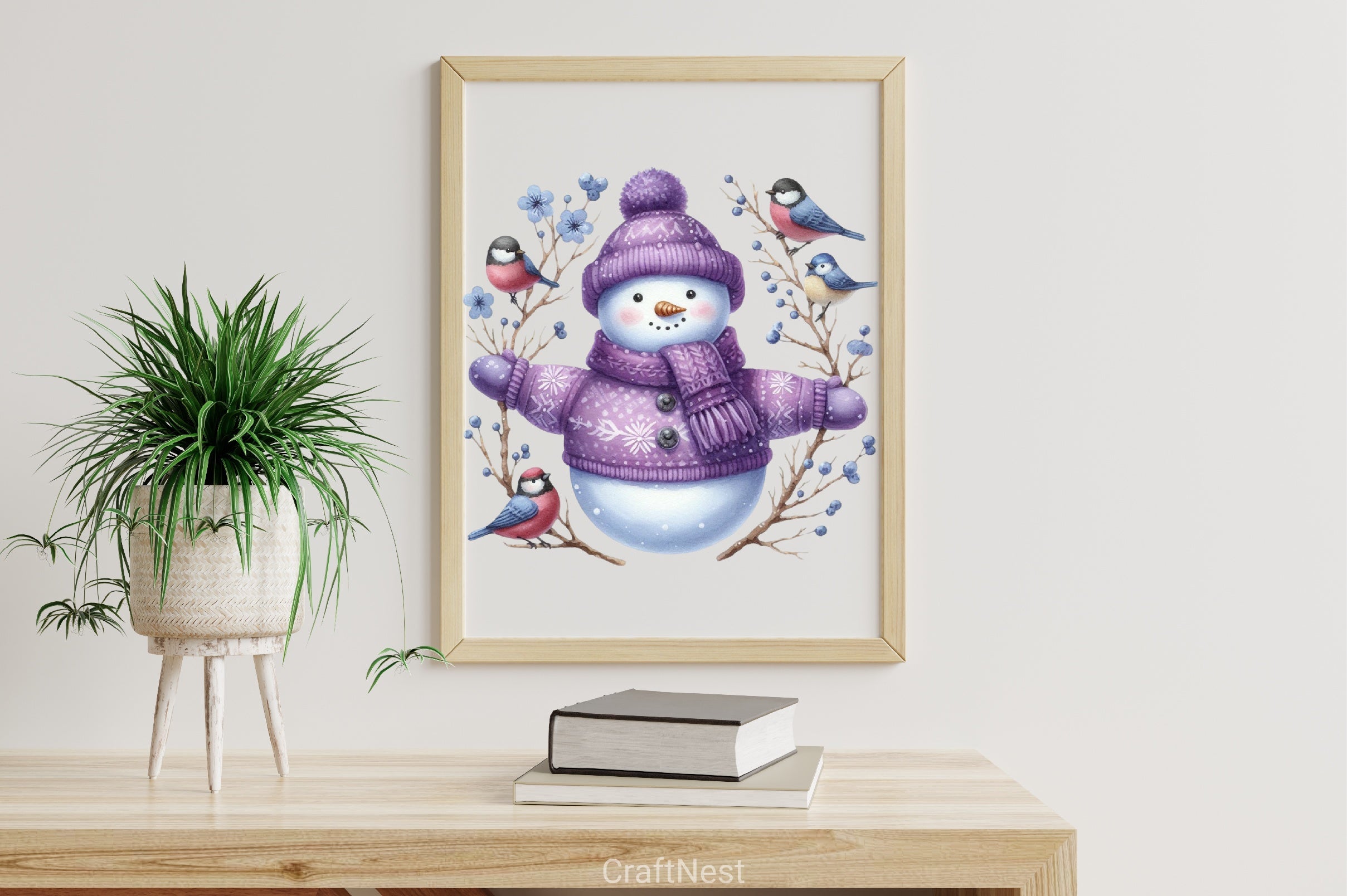 Christmas Snowman Clipart Bundle 11 - CraftNest - Digital Crafting and Art