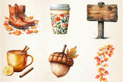 Lovely Autumn Clipart Bundle - CraftNest - Digital Crafting and Art
