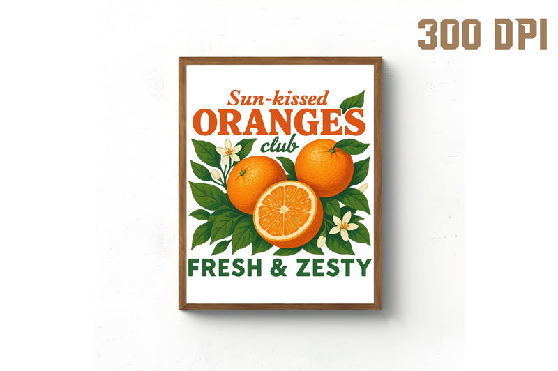 Sunkissed Oranges Clipart Bundle - CraftNest - Digital Crafting and Art