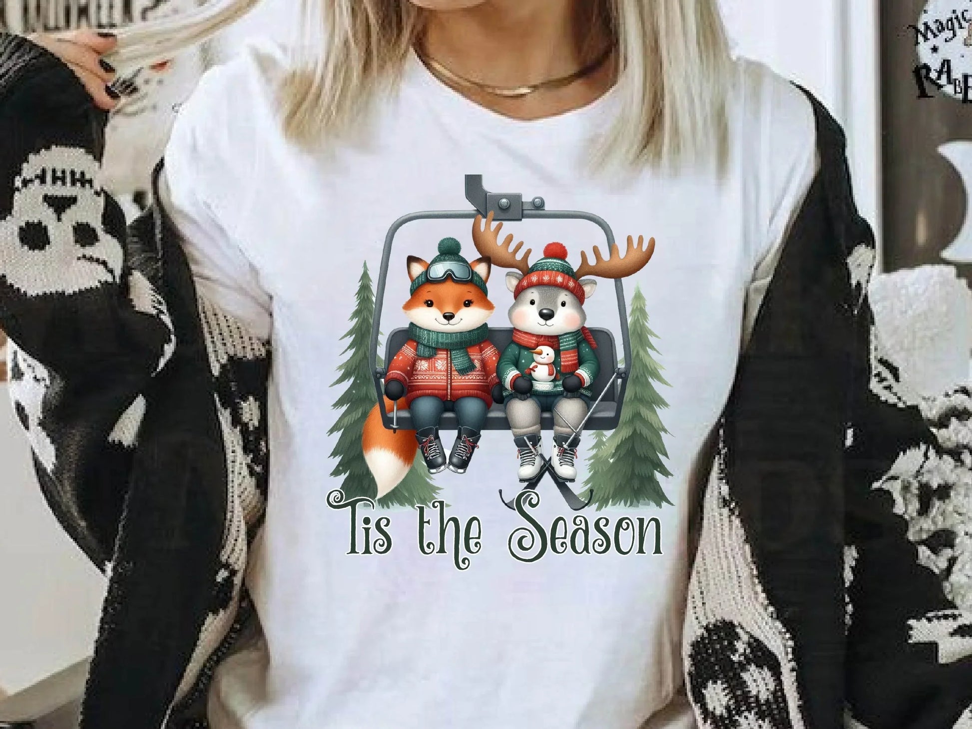 Tis The Season Animal Christmas Clipart Bundle - CraftNest - Digital Crafting and Art