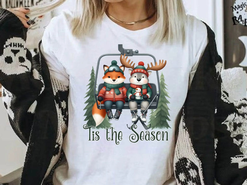 Tis The Season Animal Christmas Clipart Bundle - CraftNest - Digital Crafting and Art