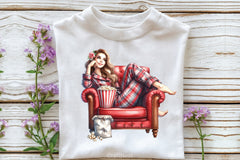 Christmas Movie Night Clipart Bundle - CraftNest - Digital Crafting and Art