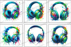 Dynamic Game Headphone Clipart Bundle - CraftNest - Digital Crafting and Art