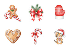 Happy Holidays Christmas Clipart Bundle - CraftNest - Digital Crafting and Art