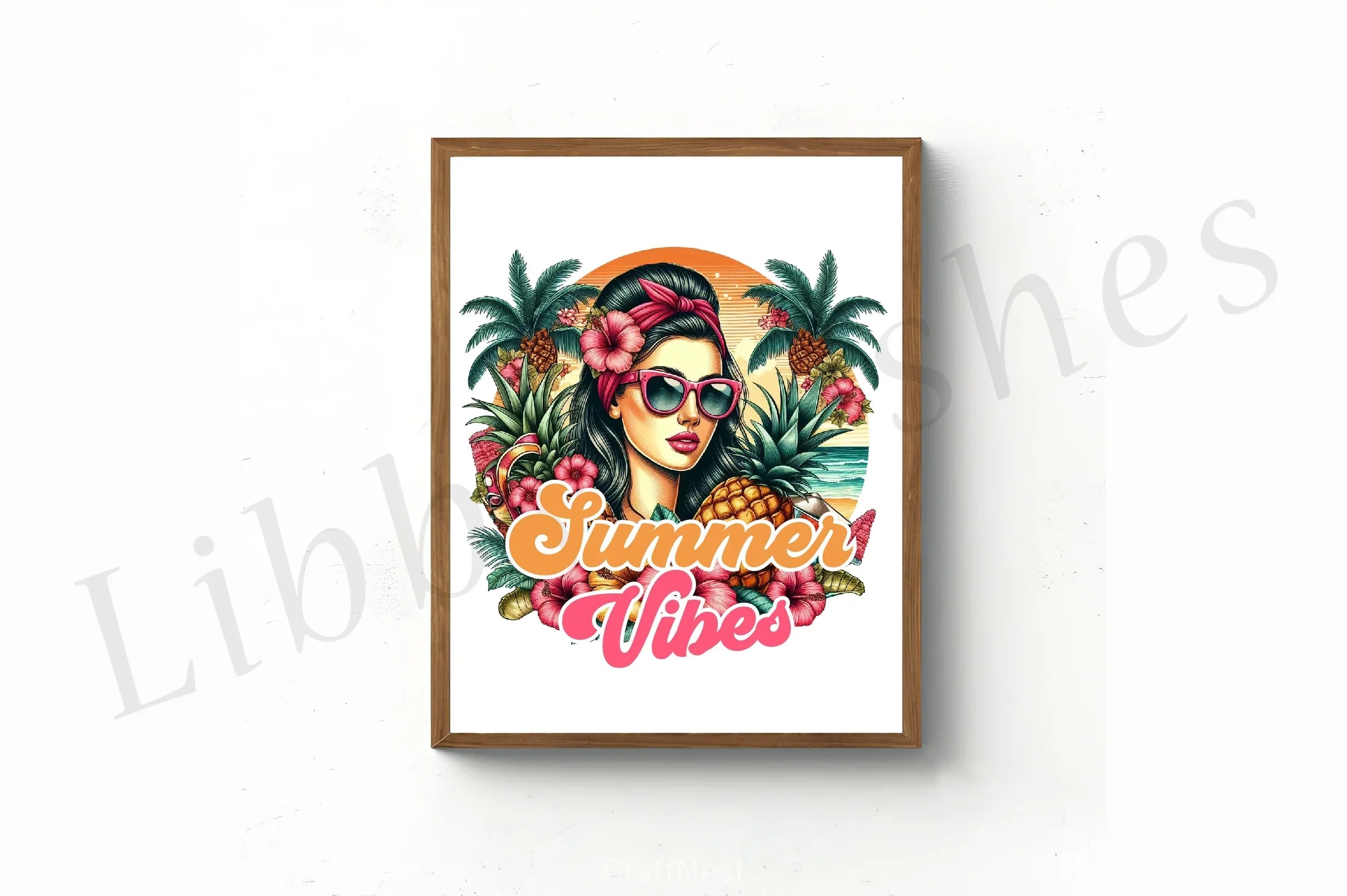 Summer Vibes Woman Clipart Bundle - CraftNest - Digital Crafting and Art