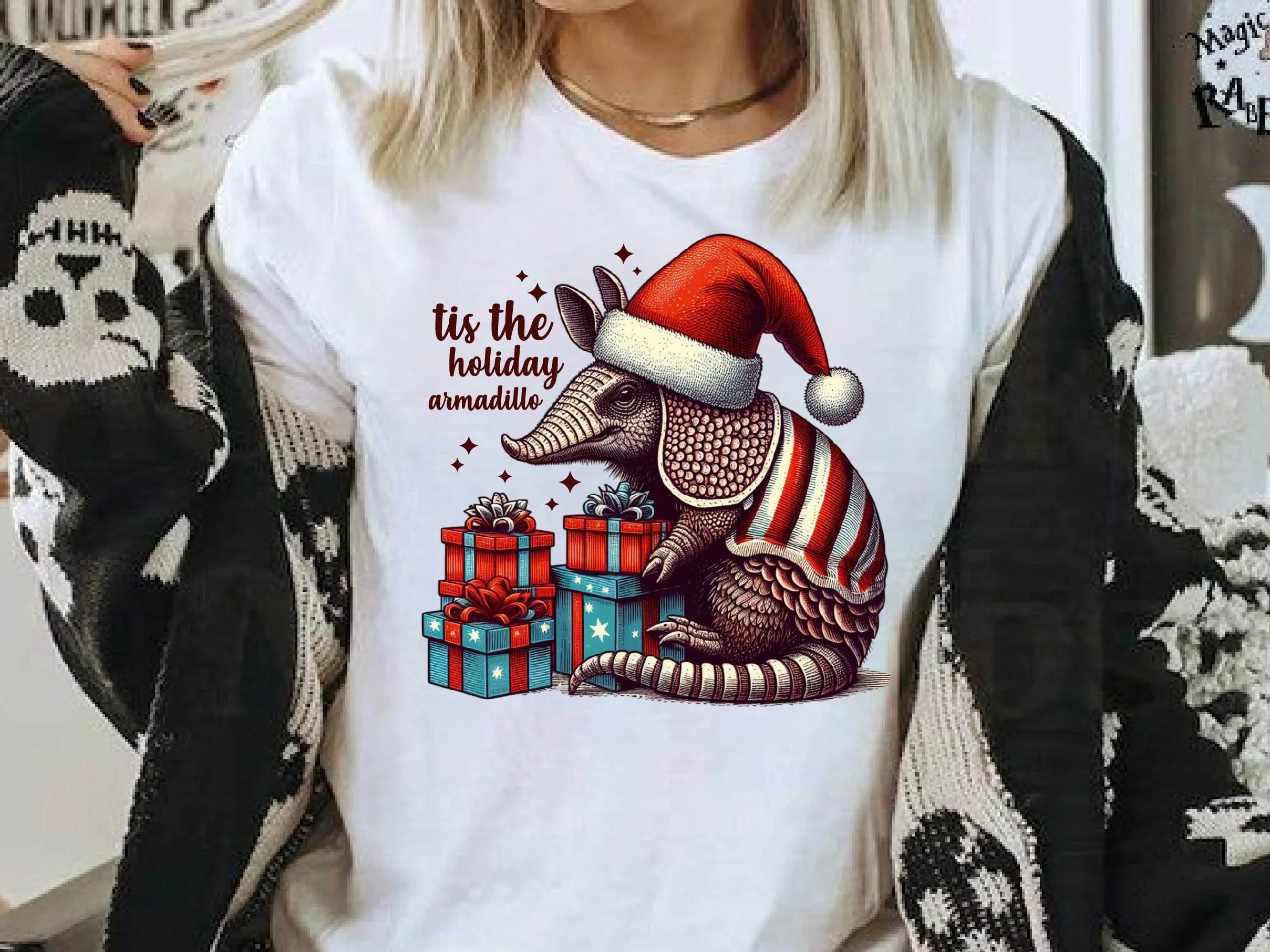 Holiday Armadillo Christmas Clipart Bundle - CraftNest - Digital Crafting and Art