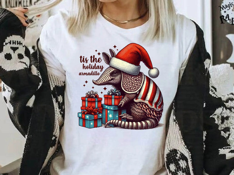 Holiday Armadillo Christmas Clipart Bundle - CraftNest - Digital Crafting and Art