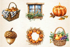 Beautiful Fall Clipart Bundle 3 - CraftNest - Digital Crafting and Art