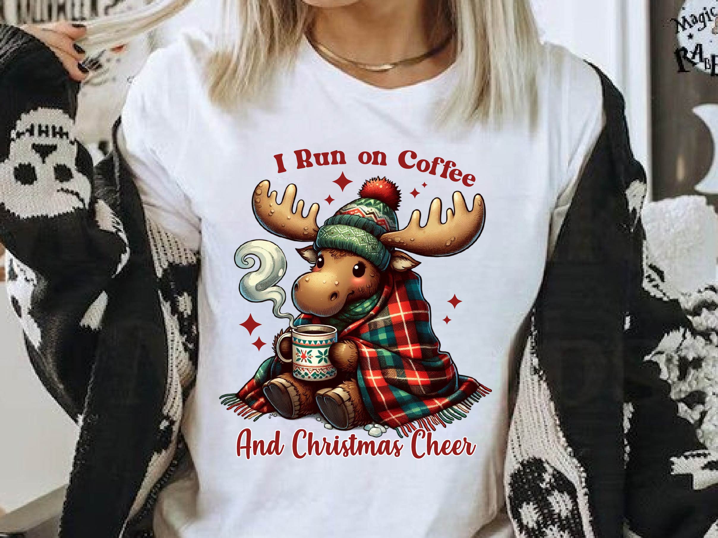 I Run On Coffee And Christmas Cheer Clipart Bundle - CraftNest - Digital Crafting and Art