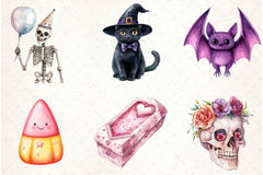 Halloween Kawaii Spooky Clipart Bundle - CraftNest - Digital Crafting and Art