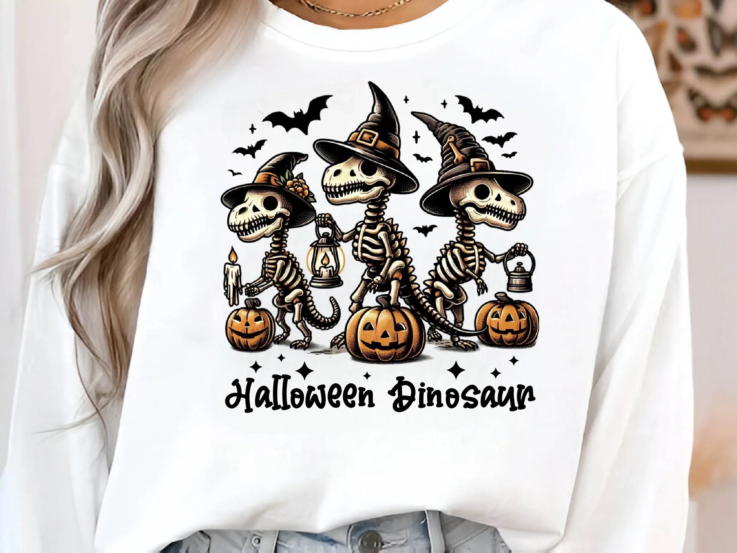 Halloween Dinosaur Halloween Dinosaur Clipart Bundle - CraftNest - Digital Crafting and Art