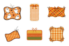 Coquette Fall Halloween Border Frame Clipart Bundle - CraftNest - Digital Crafting and Art