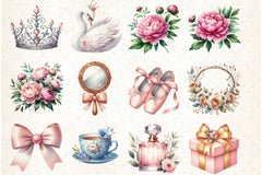 Ballet Whisper Clipart Bundle - CraftNest - Digital Crafting and Art