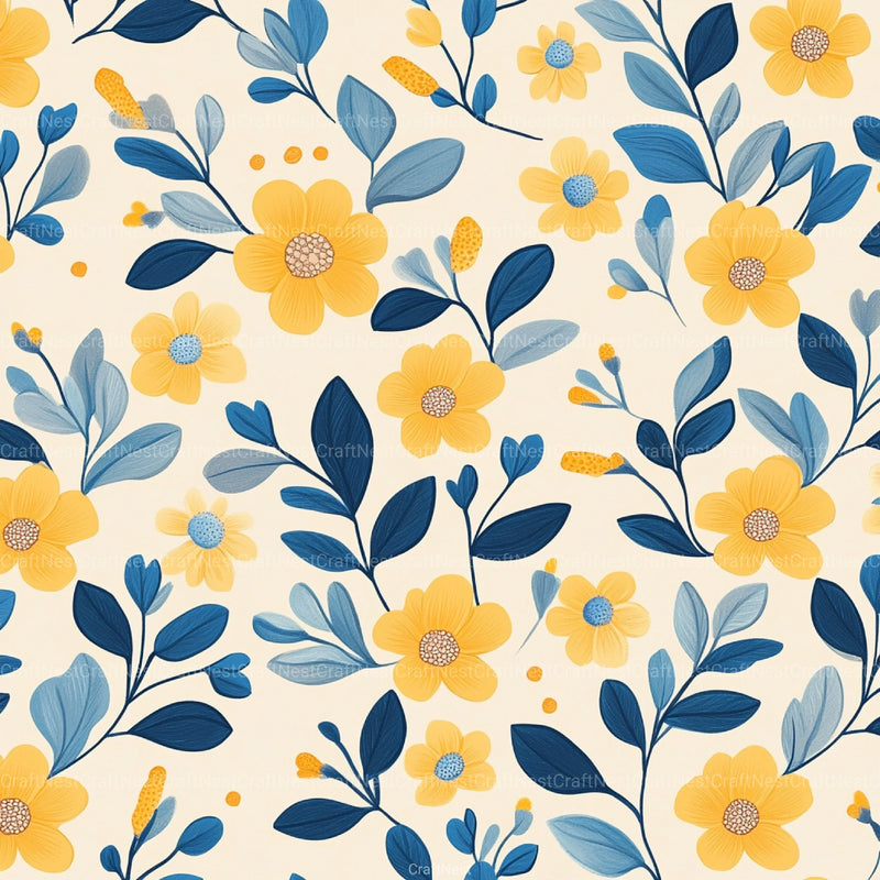 Floral Pattern Background Clipart Bundle 2 - CraftNest - Digital Crafting and Art